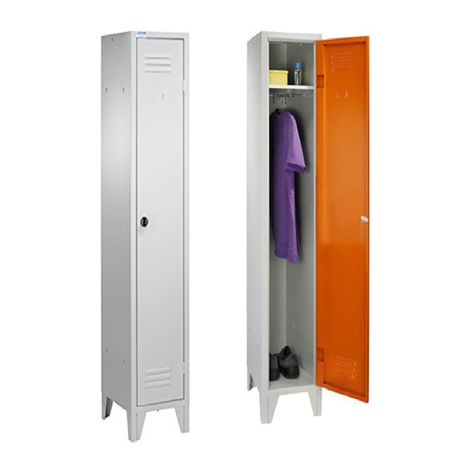 Casier vestiaire métallique 1 porte a fermeture cadenas réf. b1871